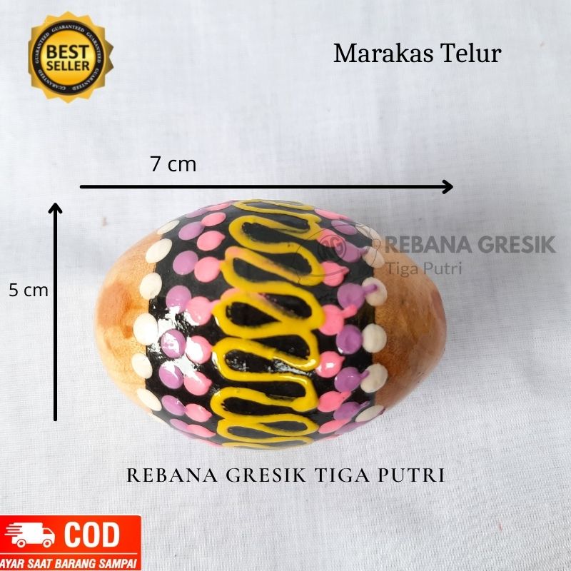 marakas telur alat musik marakas