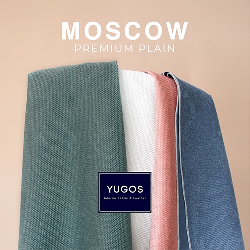 MOSCOW Kain Sofa Kursi Polos Polyester Polos