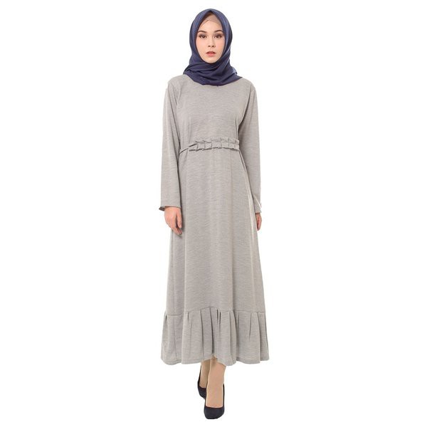 Mybamus Berly Plit Dress Gray M14551A R4S2