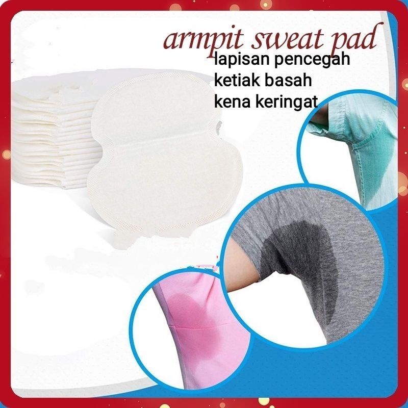 Armpit Underarm Pads Pembalut Ketiak Anti Basah Penyerap Keringat Area Ketiak Ketek Anti Bau Burket