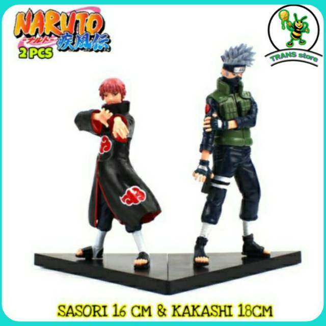 Action Figure  Miniatur Naruto Kakashi Sasori Akatsuki Pajangan