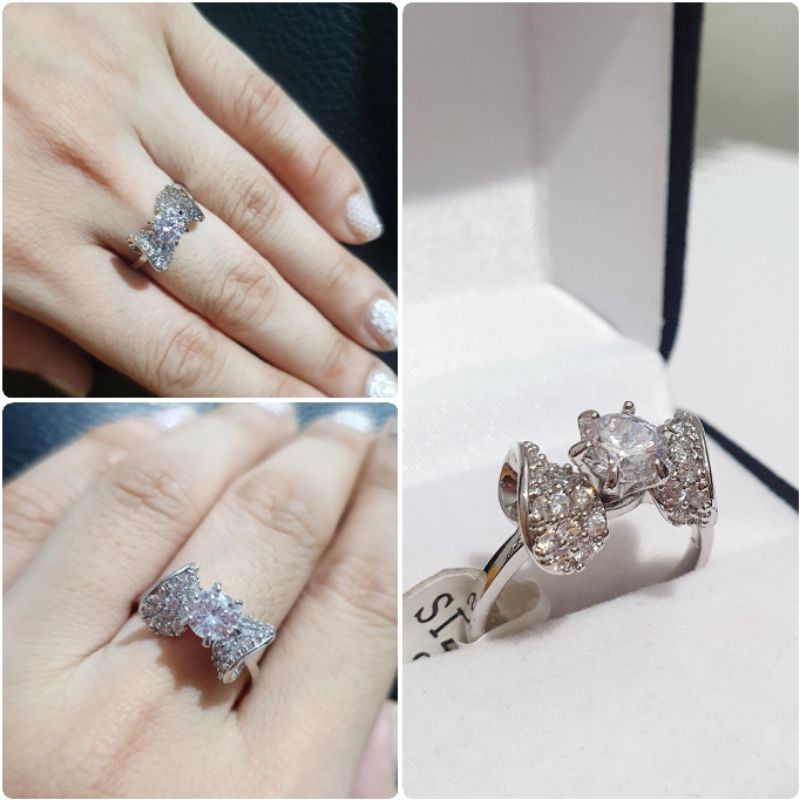 Cincin Zircon Premium quality lapis emas Anti karat crd02