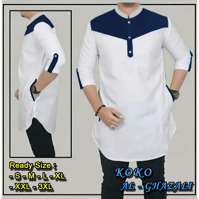 Koko Al-Ghazali - Central Grosir Fashion (CGF) - Ukuran S-3XL - Matt Katun Poplin