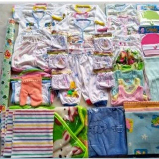 Paketan 3 lengkap - baby gift perlengkapan bayi baru lahir newborn