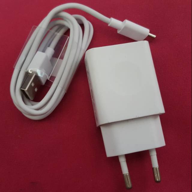 Charger Lenovo 1 Amper USB Micro Copotan A6000 Plus Original Bawaan Hp.100% Ori (Second)