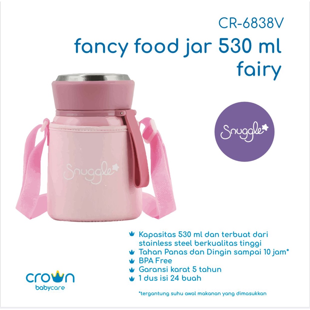 SNUGGLE BY CROWN LUNCH JAR 530ML / CR6838