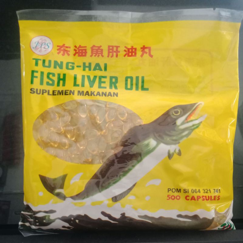 Minyak ikan repack isi 20butir | tung hai fish liver oil