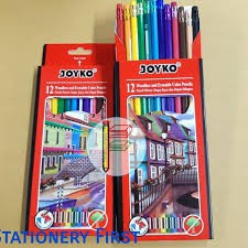 pensil warna dapat dihapus dan tanpa kayu cp 109