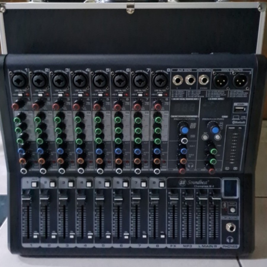 Mixer 8 channel soundbest champion8 soundcard original champion 8