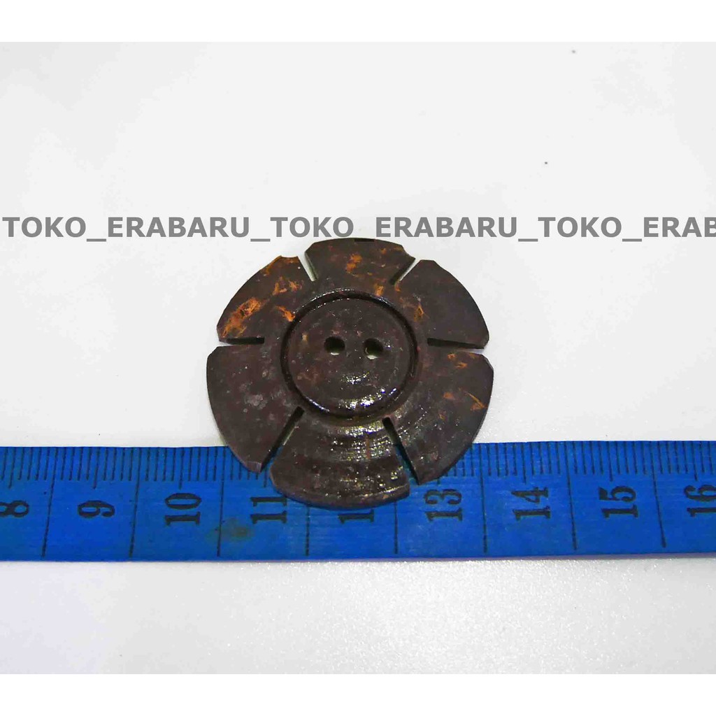 KANCING BATOK PERNIS MOTIF BUNGA UKURAN 3CM~ISI 100 PCS