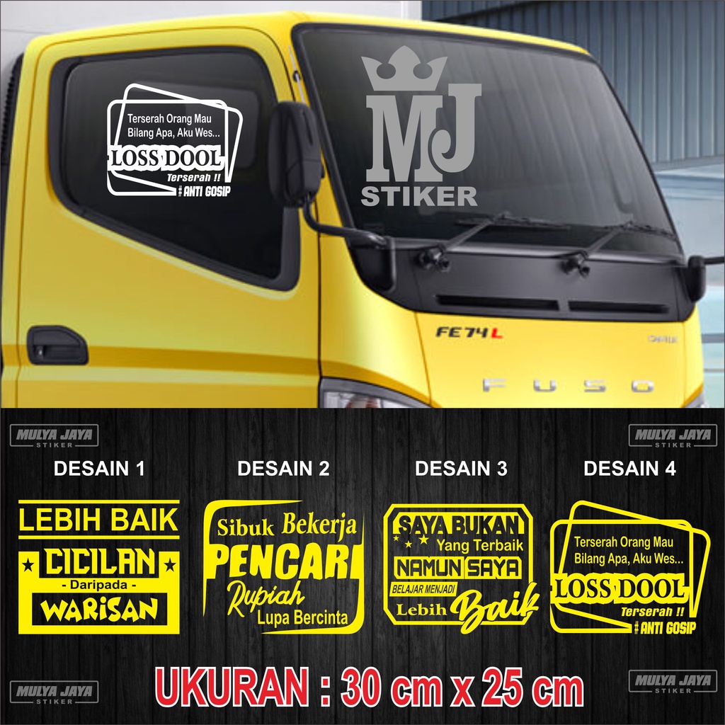 PROMO STIKER CUTTING STIKER KACA PINTU TRUK