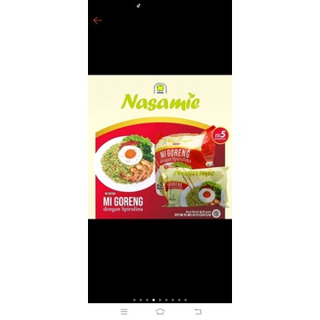 

nasamie goreng dengan spirulina