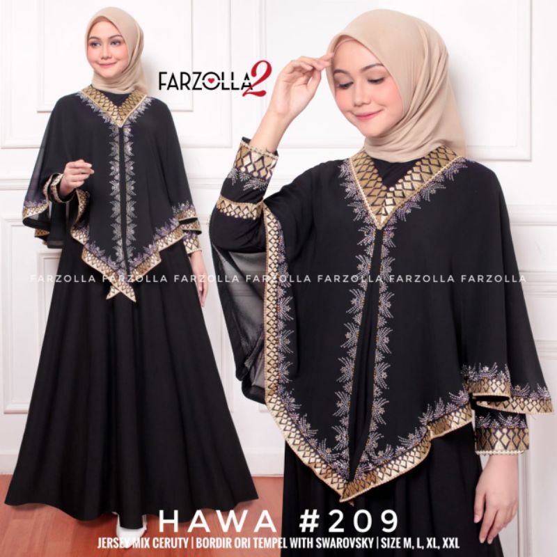abaya turkey original hitam kekinian ekslusif bordir | abaya hawa hitam | abaya arabian terhits