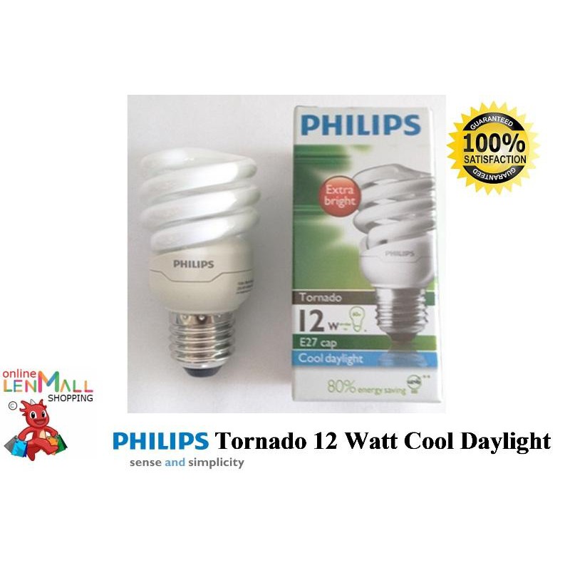 PHILIPS Lampu Tornado 12W Cool Day Light Putih