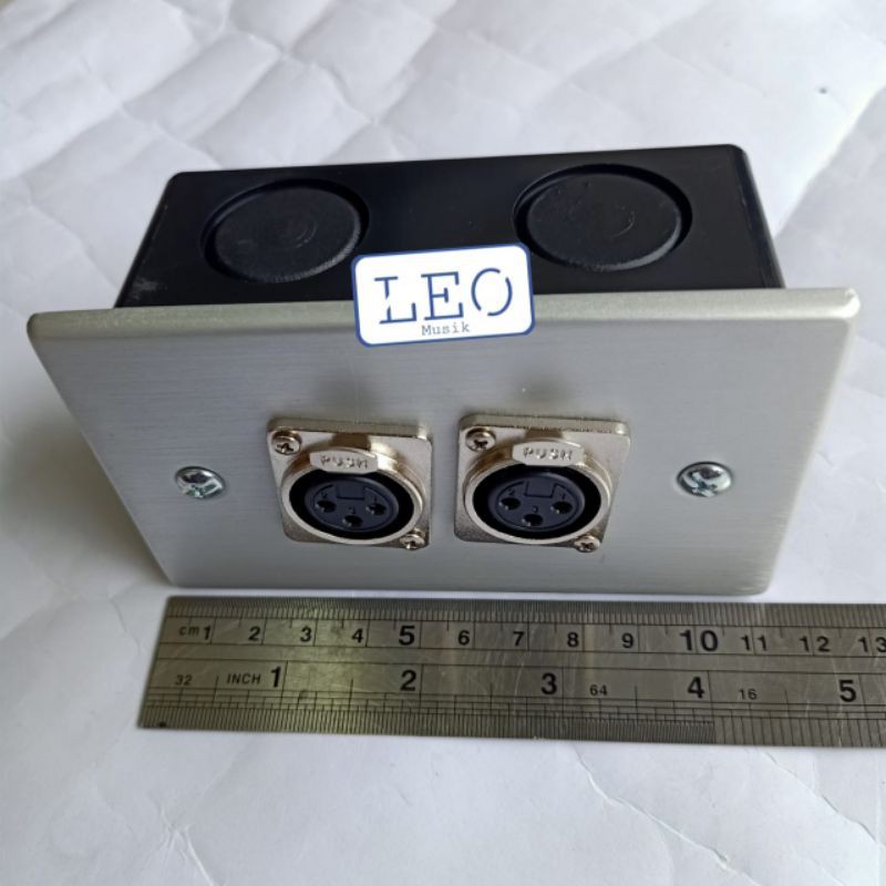 DIJUAL PANEL JACK CANON MIC 2 CHANNEL 2CH TANAM PANEL