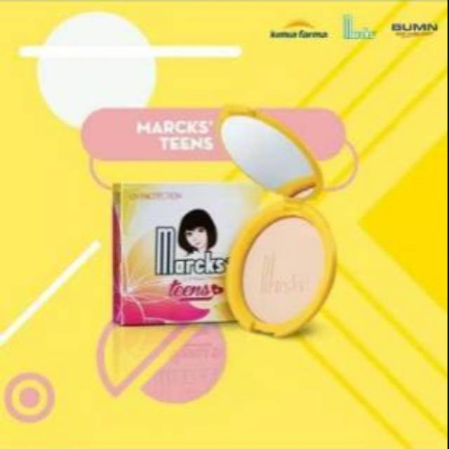 BEDAK PADAT MARCKS TEENS 12gr ORIGINAL BPOM -  MARCKS' TEEN COMPACT POWDER