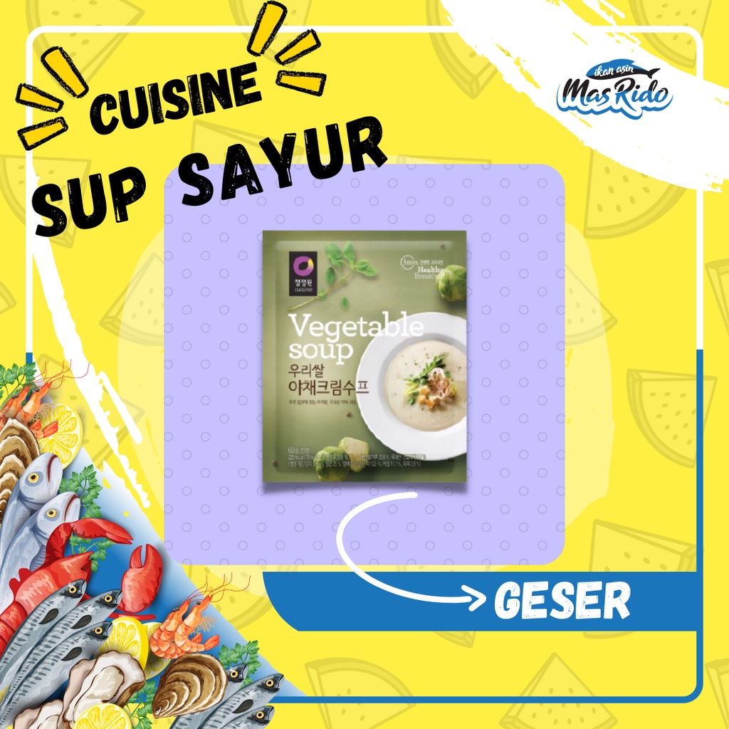 

Daesang Cuisine Vegetable Soup 60 Gram Bubuk Sup Krim Sayuran Premium