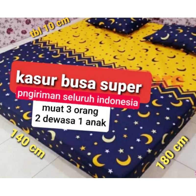 kasur busa d26 super awet ukuran P180xL140xT10 cm muat 3 orang