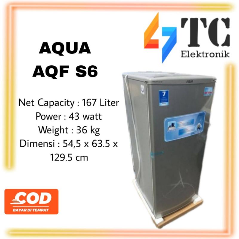 Freezer Es Batu AQUA AQF S6 - 6 Rak