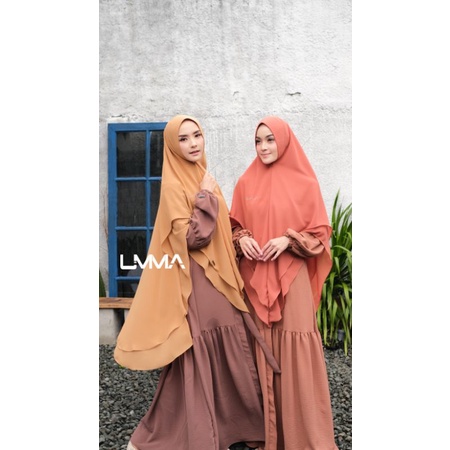 Hijab Khimar Ceruty Alexa Umma Syar'i