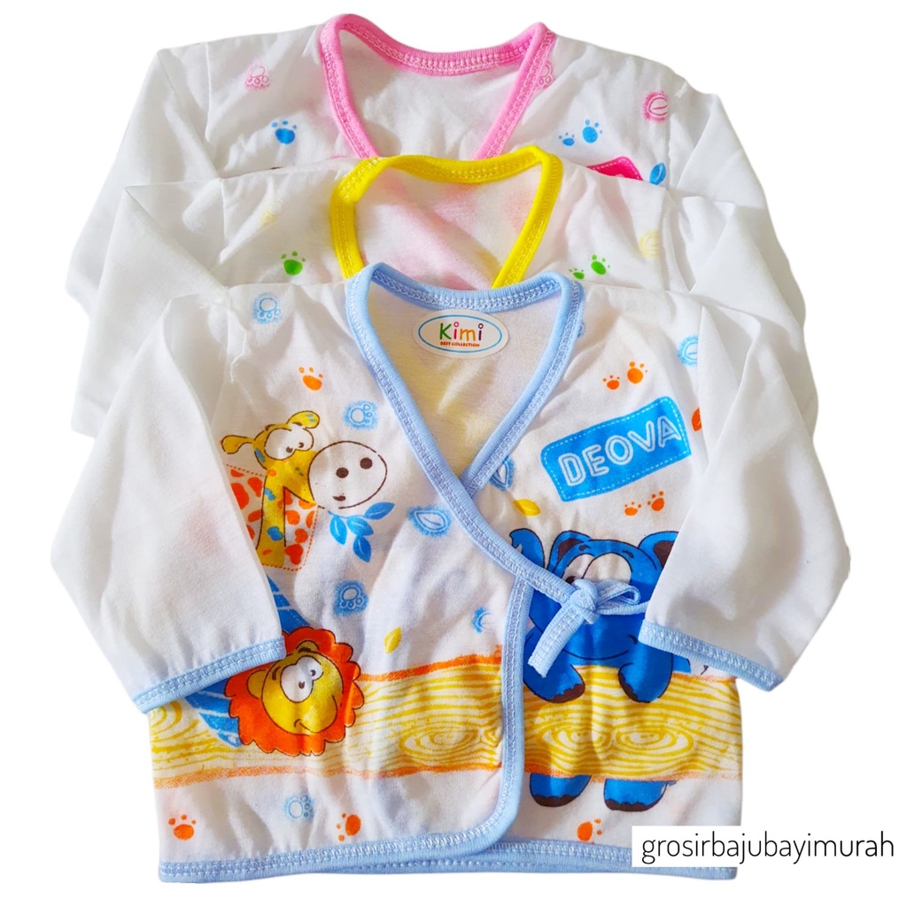 3 PCS baju bayi atasan TALI PANJANG  bayi baru lahir