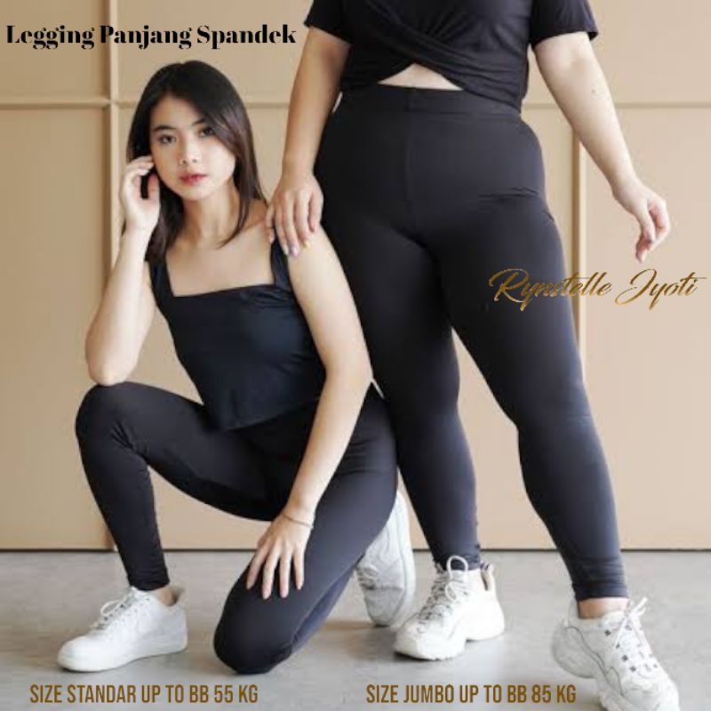 Legging Panjang Spandek std dan Jumbo Rynstelle | Reseller dan Dropship harga Grosir