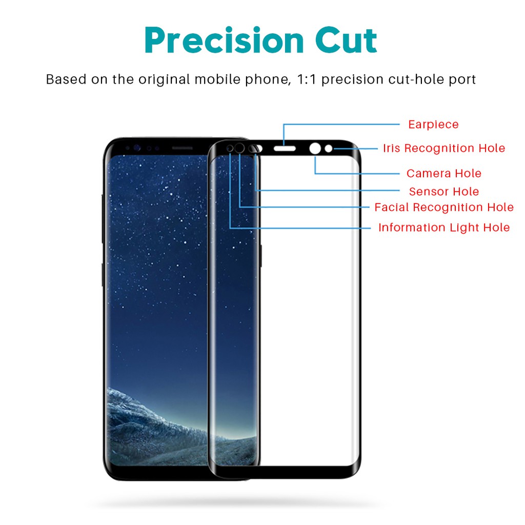 9D 9H Tempered Glass Screen Protector Film For Samsung Galaxy S8 S9 S10 S20 S20+ Ultra Note 8 9 10 Plus +