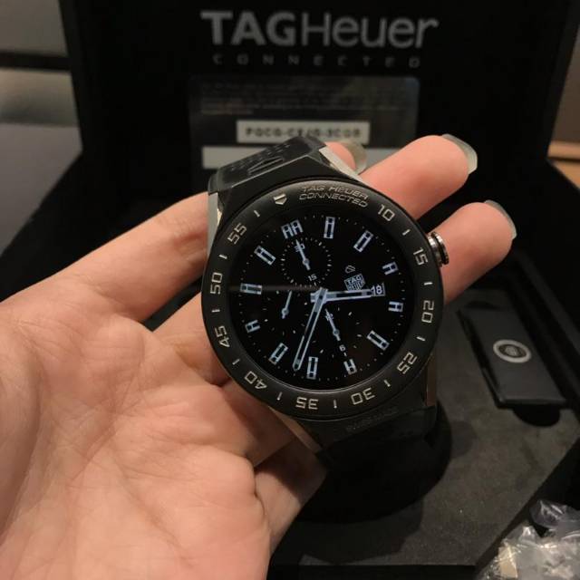 Tag heuer connected 45 modular ceramic bezel black original