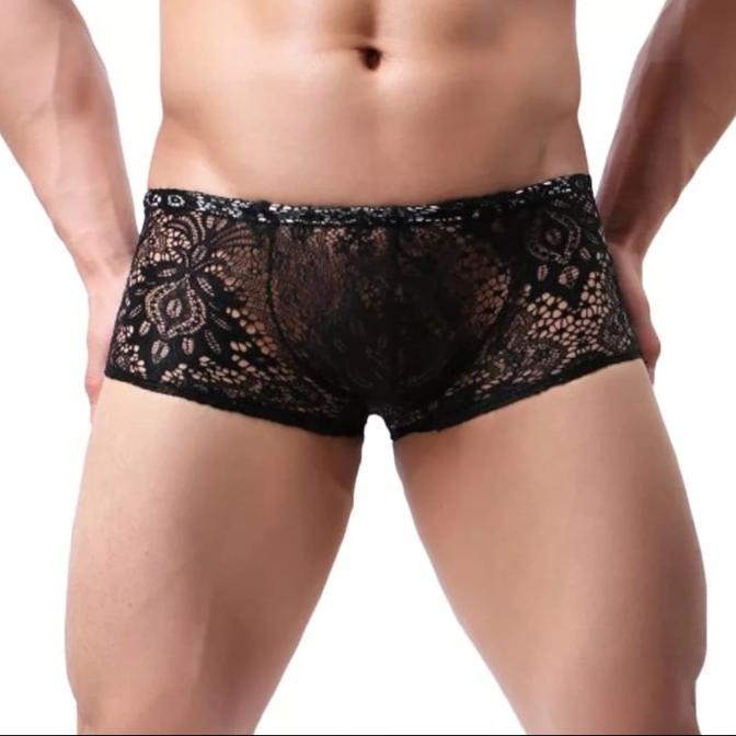 Celana Dalam Boxer Renda Pria / Underwear Sexy Men