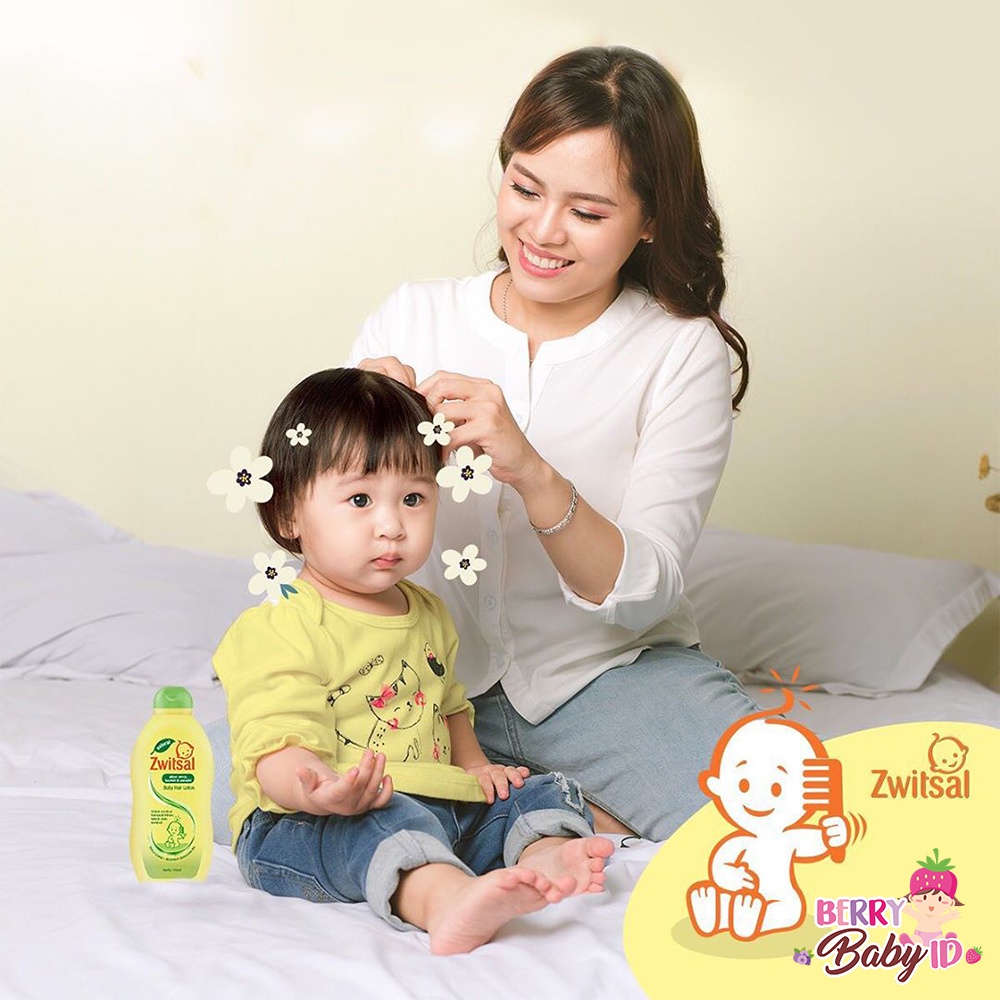 Zwitsal Natural Baby Hair Lotion Losion Rambut Bayi 200ml ZWT002 Berry Mart