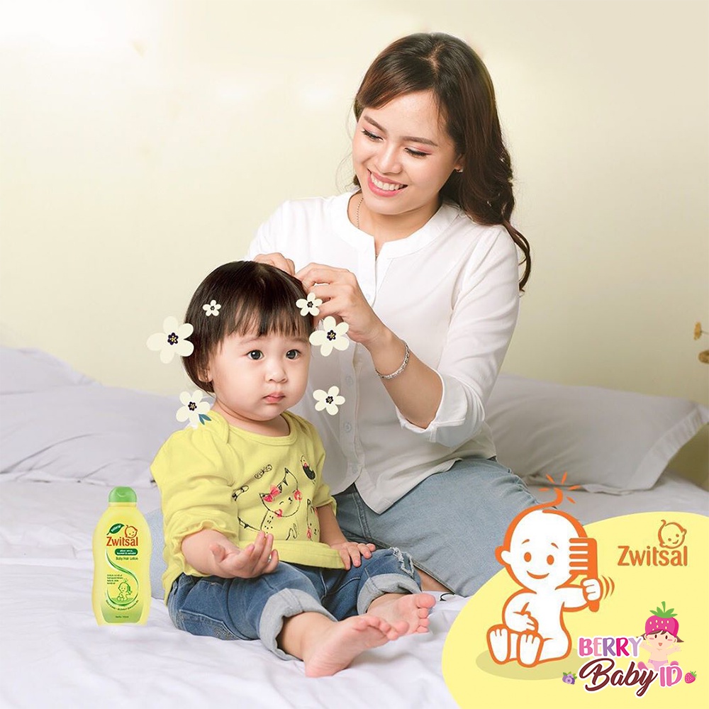 Zwitsal Natural Baby Hair Lotion Losion Rambut Bayi 200ml ZWT002 Berry Mart