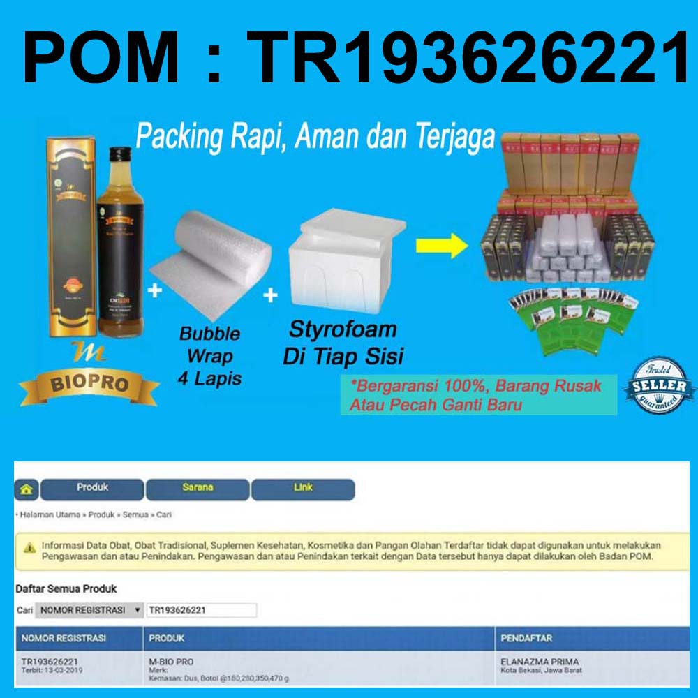 Obat Covid 19 Herbal, Sesak Nafas dan Batuk Ampuh, Obat Gangguan Pernafasan, Hiduun Tersumbat, Tidak Bisa Mencium Bau dengan M BioPro Herbal Asli Alami 100% Original BPOM Halal MUI-1