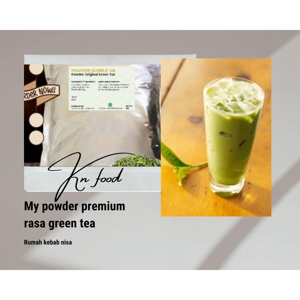 

Green Tea Powder Premium 1 Kg Unt Kue dan Minuman - Bubuk Matcha Green Tea Premium