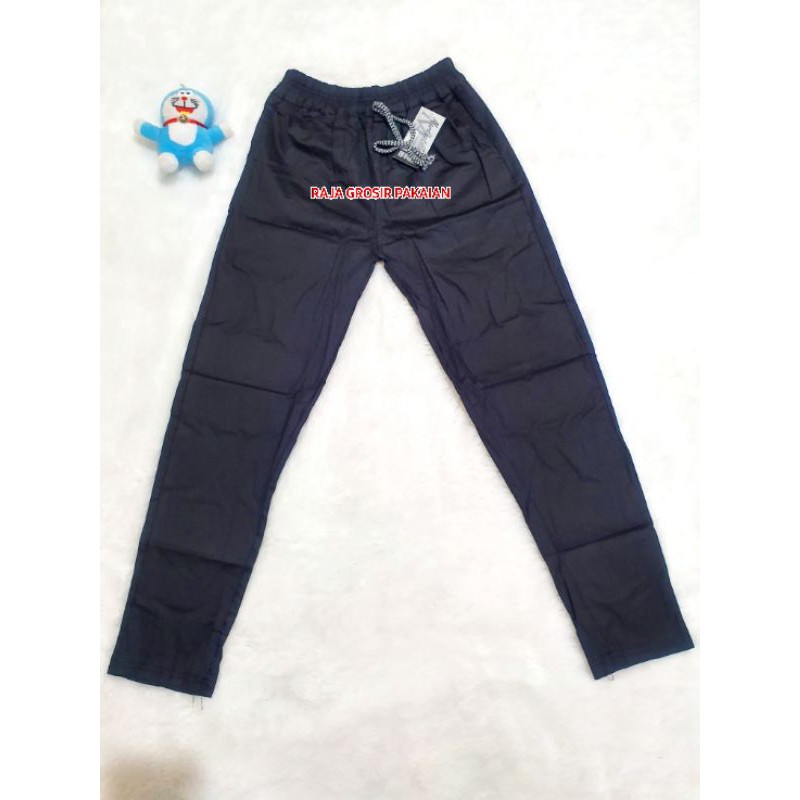 CELANA BAGGY PANTS KATUN STRETCH UKURAN ANAK DAN DEWASA / BISA CEWEK DAN COWOK