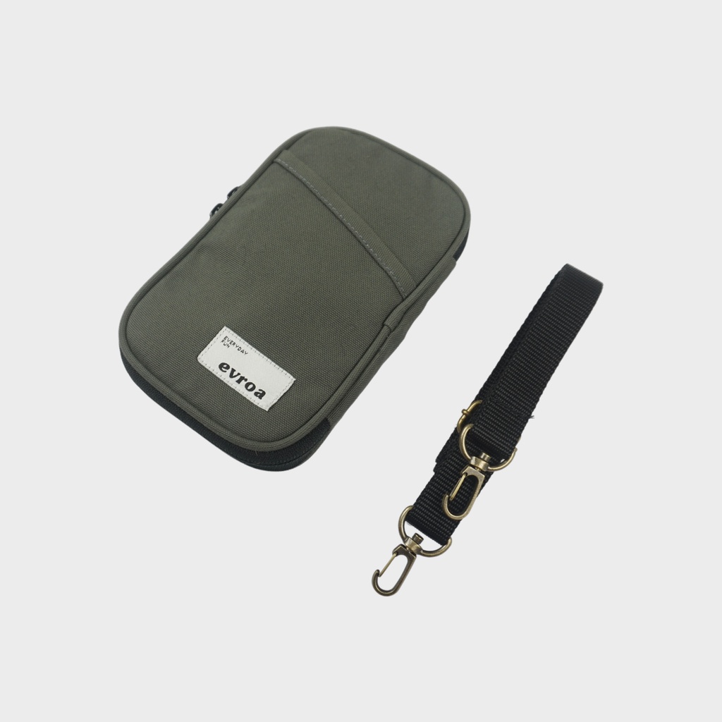 Evroa Polka Sling Phone - Dark Grey