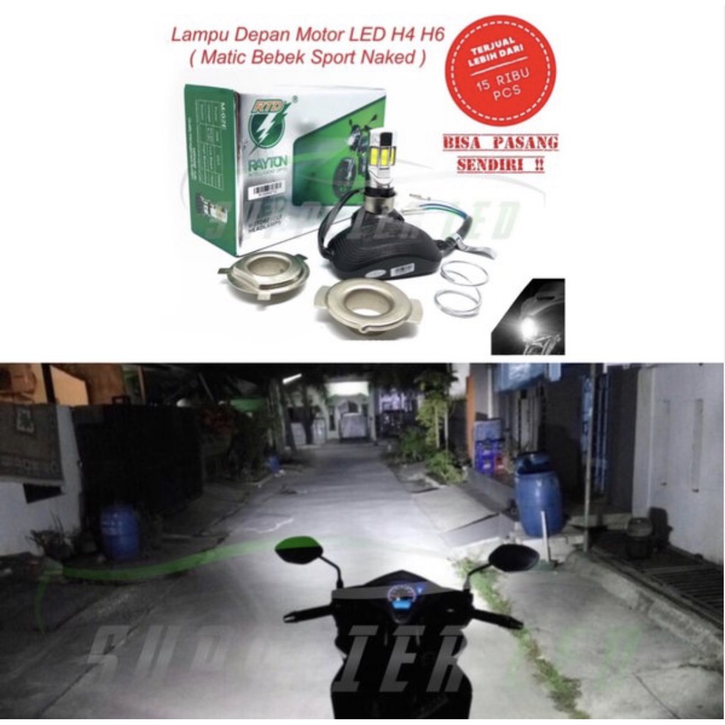 lampu LED Motor 6 Sisi RTD AC DC 35 Watt