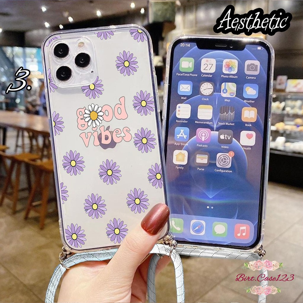 Softcase Slingcase Lanyard Bening AESTHETIC Oppo A8 A31 A9 A5 A53 2020 F11 A9 A9x Pro BC4413