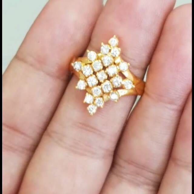 Cincin berlian banjar asli