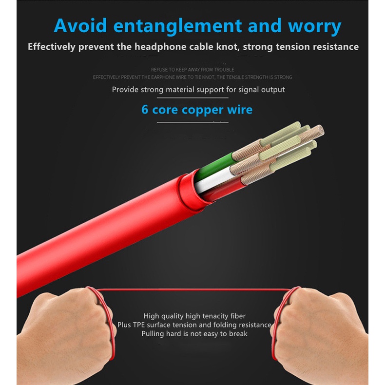 ⚡YZ E-sports headset gaming full bass buat hp Gaming Earphone PUBG Hape G5 dengan Microphone 3.5mm Earphone Gaming Kabel HiFi Stereo bisa COD Free Case