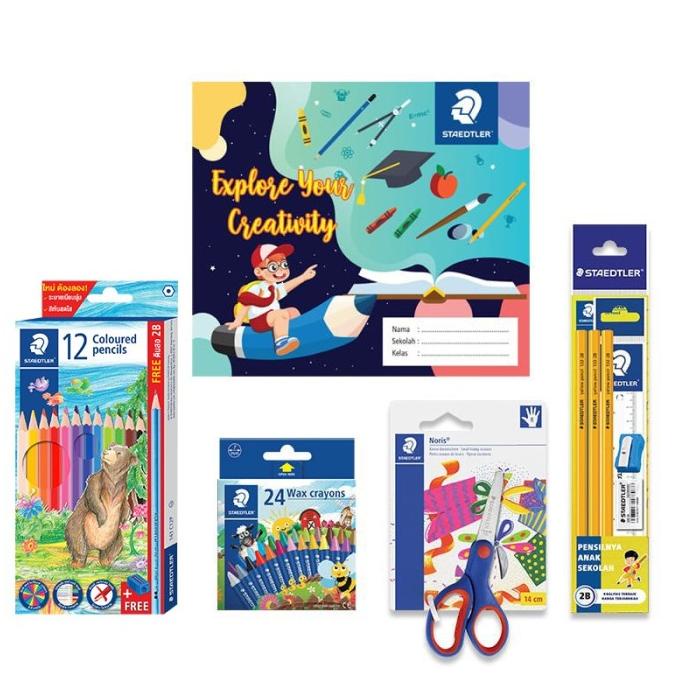 

STAEDTLER Paket Mewarnai TK - Free Buku Gambar