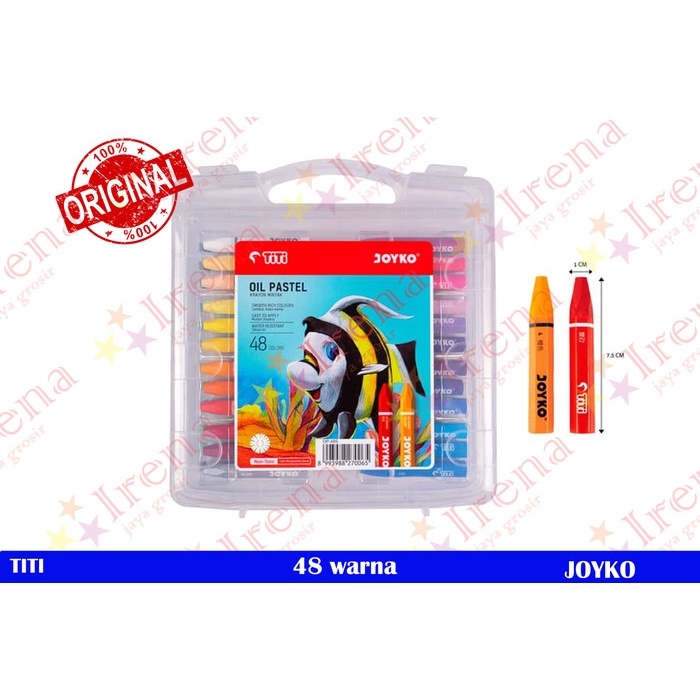 

PASTEL-DRY-OIL- CRAYON TITI OIL PASTEL 48 WARNA OP-48S -OIL-DRY-PASTEL.