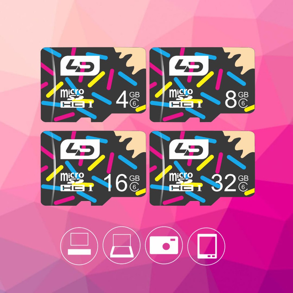 Kartu memoricard lD class6 4GB microsd memory card memorycard memori card kartu memory kartu memori