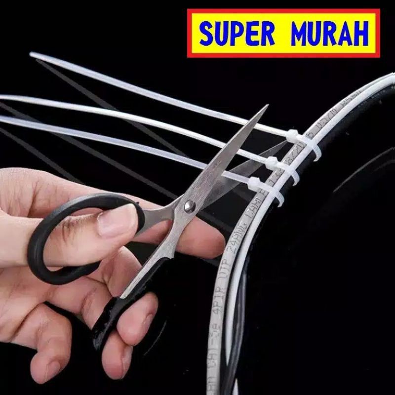 KABEL TIES 2.5MM X 150MM WARNA HITAM PUTIH MERAH HIJAU KUNING BIRU