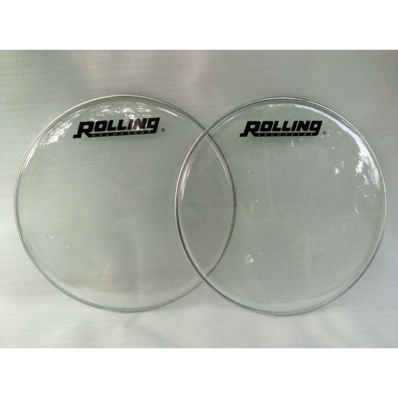 mika Bass Hadroh/rebana 16 inc/UK 40 Rolling transparan