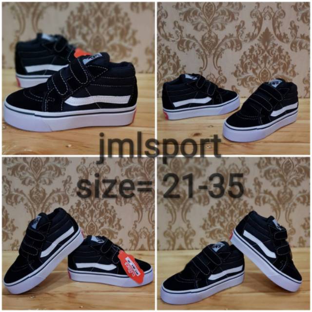 Sepatu Vans Off the wall old school anak tinggi murah