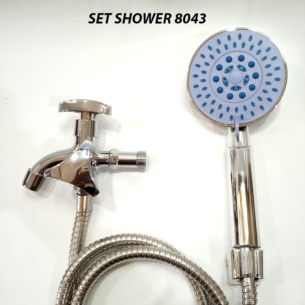 PAKET HEMAT HAND SOWER+KRAN SHOWER DOUBLE 1/2&quot;