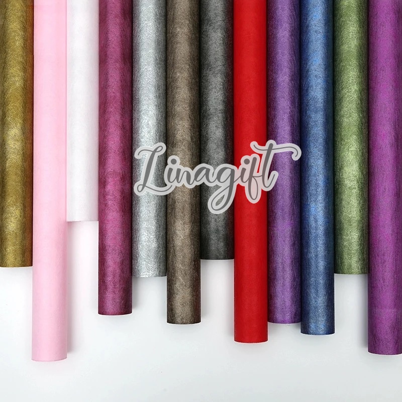 ( 3 Lembar ) TISSUE METALLIC CARANG - FLOWER WRAPPING PAPER TISSUE SERAT METALIK KERTAS CARANG SERAT TISU METALLIC PAPER KERTAS BUNGA FLORIST