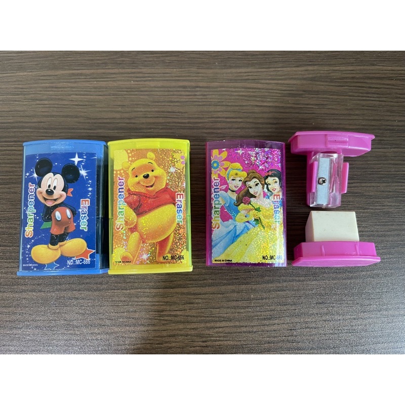 

Penghapus pensil 2 in 1 plus rautan motif disney satuan