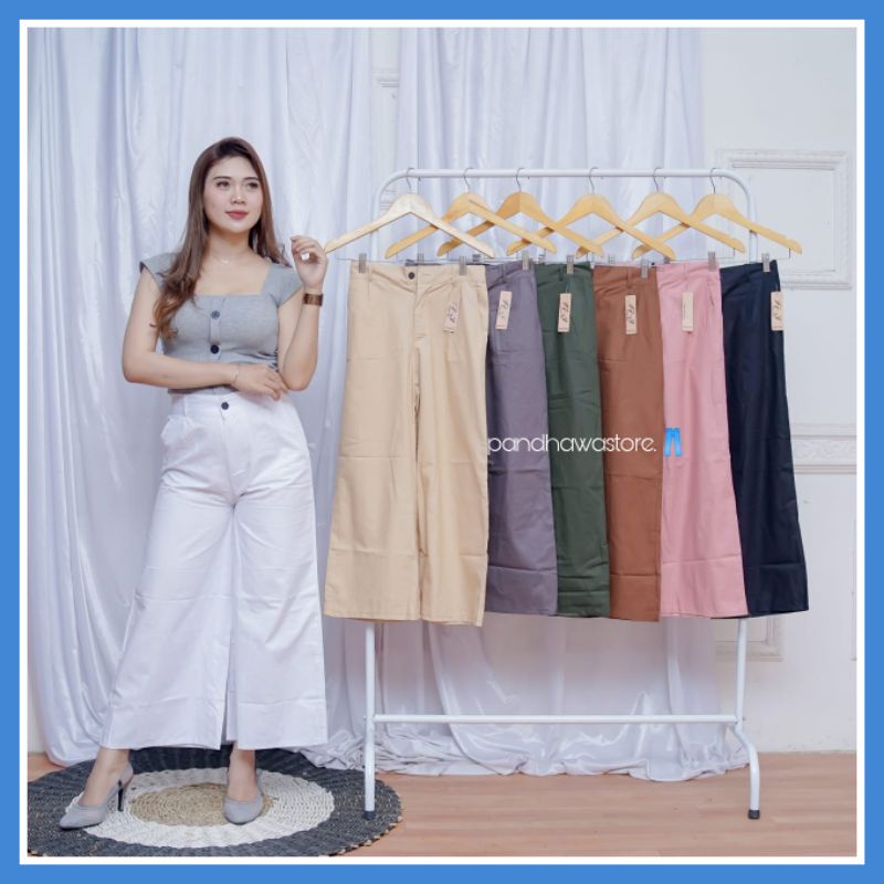 HIGHWAIST KULOT LINEN PREMIUM LAURA SLIM KULOT HIGHWAIST//KULOT LINEN SEOUL//CELANA KULOT HAWAI KANCING RESELTING CELANA HIGHWAIST PREMIUM//KULOT LINEN HIGHWAIST SEOUL KOREA