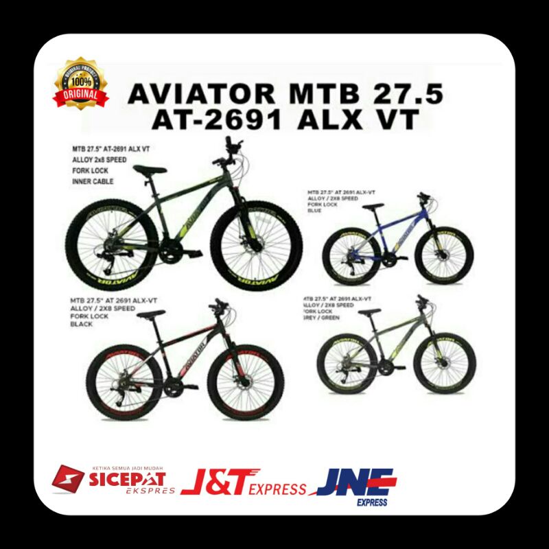 SEPEDA GUNUNG /MTB AVIATOR 2691 ALX VT 27,5